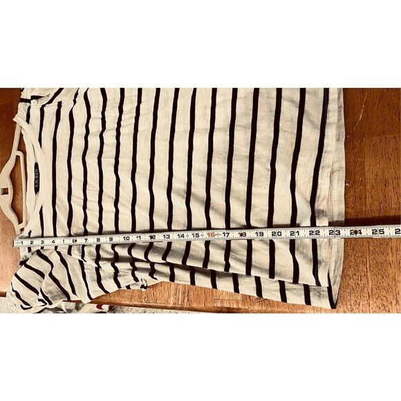 Ralph Lauren Black Label Black Tan Stripe T Shirt Bell Short Sleeves Size S - Picture 6 of 8